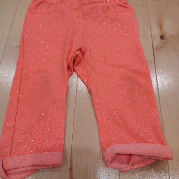 5/20$ 12m grain de ble Z orange polkadot pants pilling see photo French - Picture 1 of 5